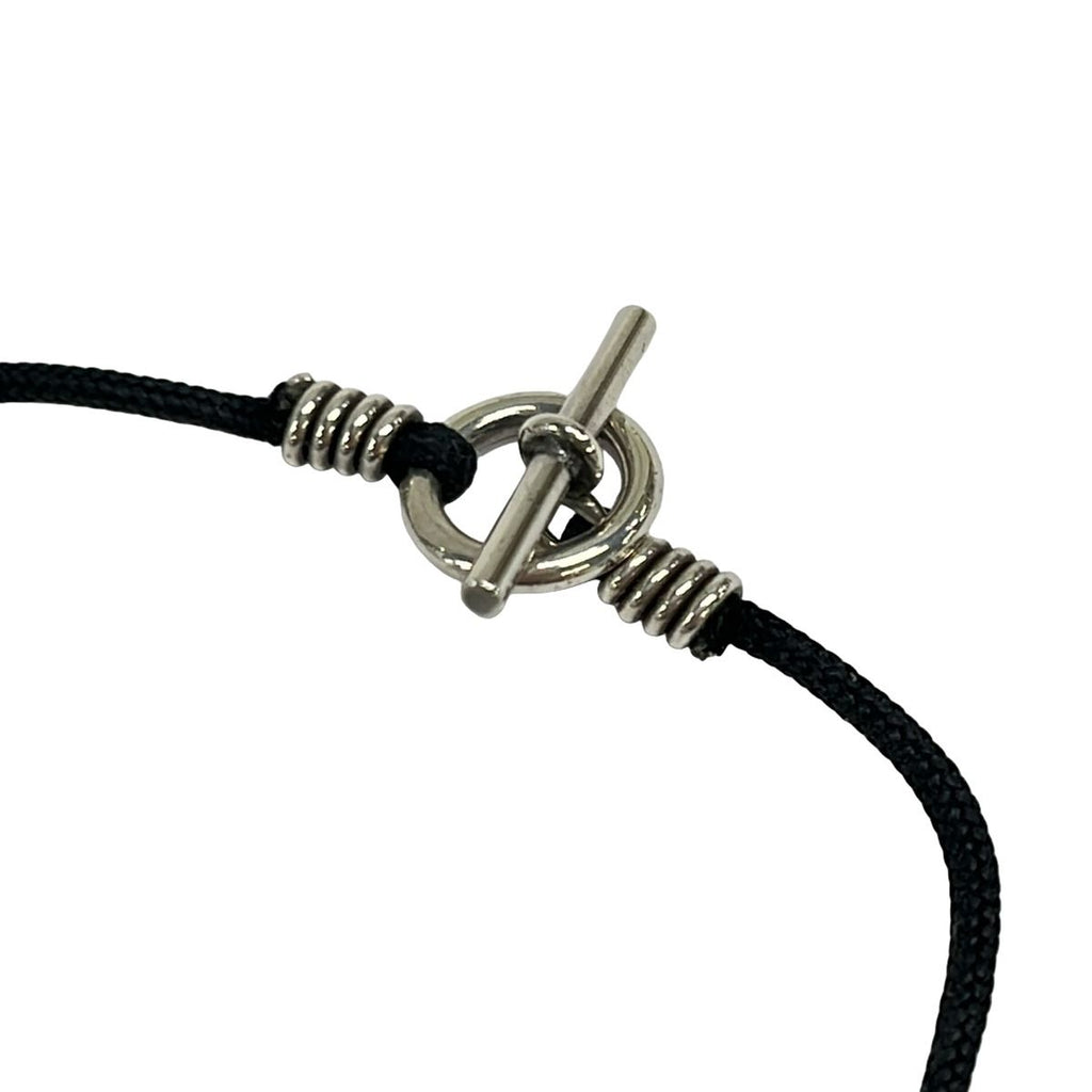 Hermes Necklace Moubouche Glenan Silver Black — view 4