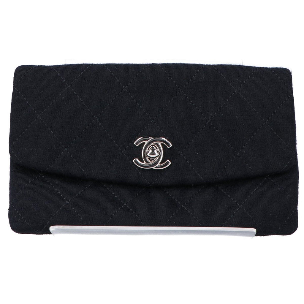 Chanel Stand Black Wallet