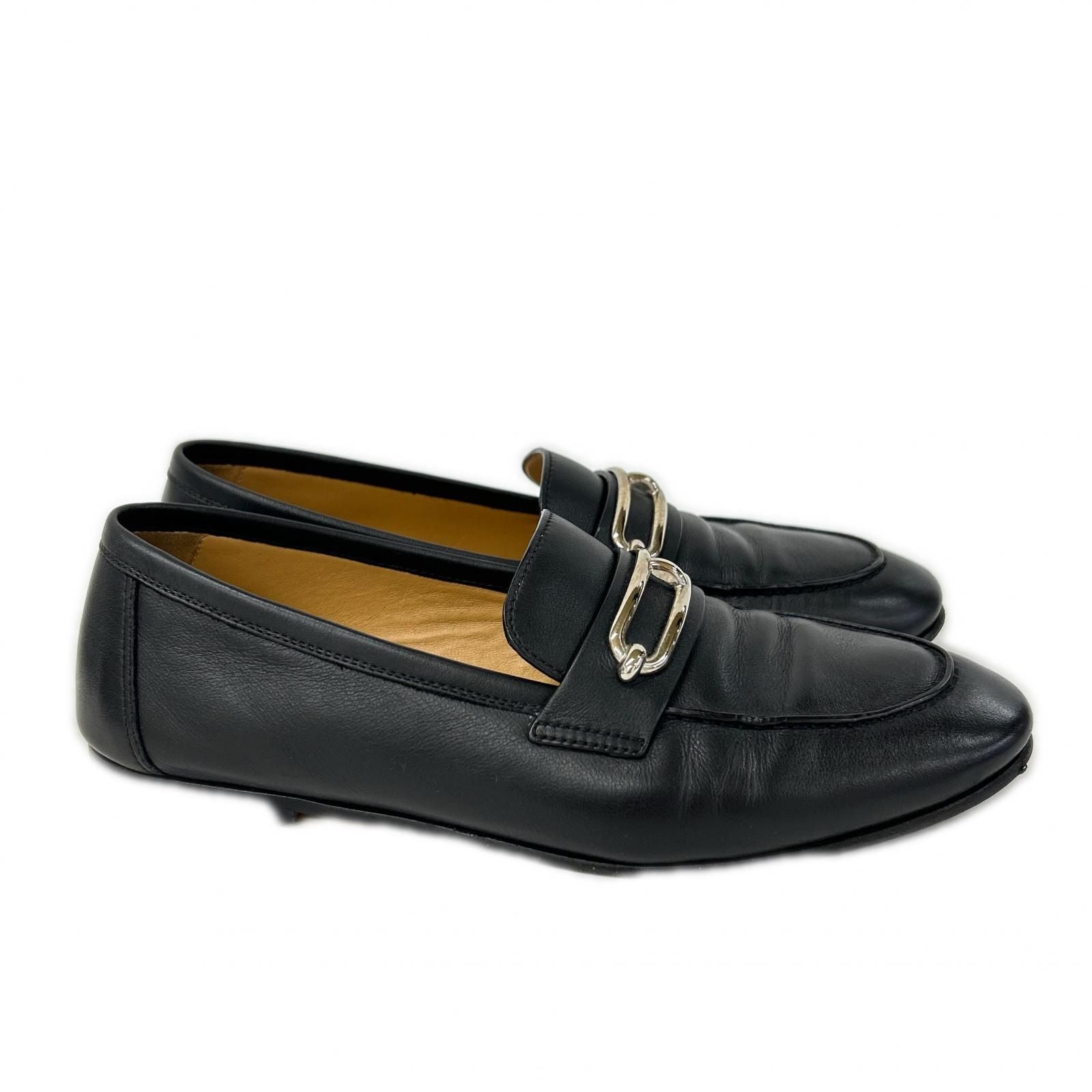 Hermes Leather Loafers — view 4