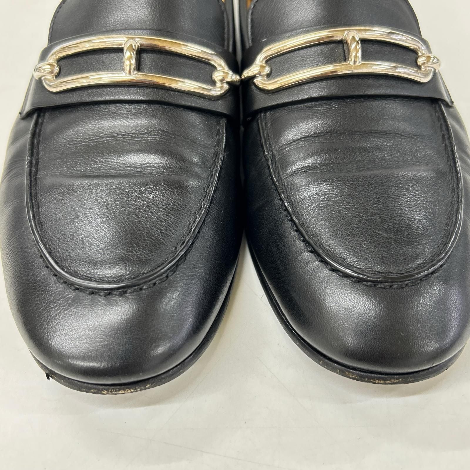 Hermes Leather Loafers — view 8