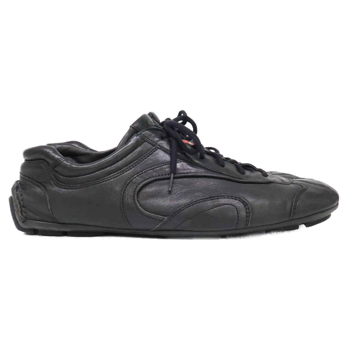 Prada Sports Montecarlo Leather Low Cut Sneakers 10 — view 4