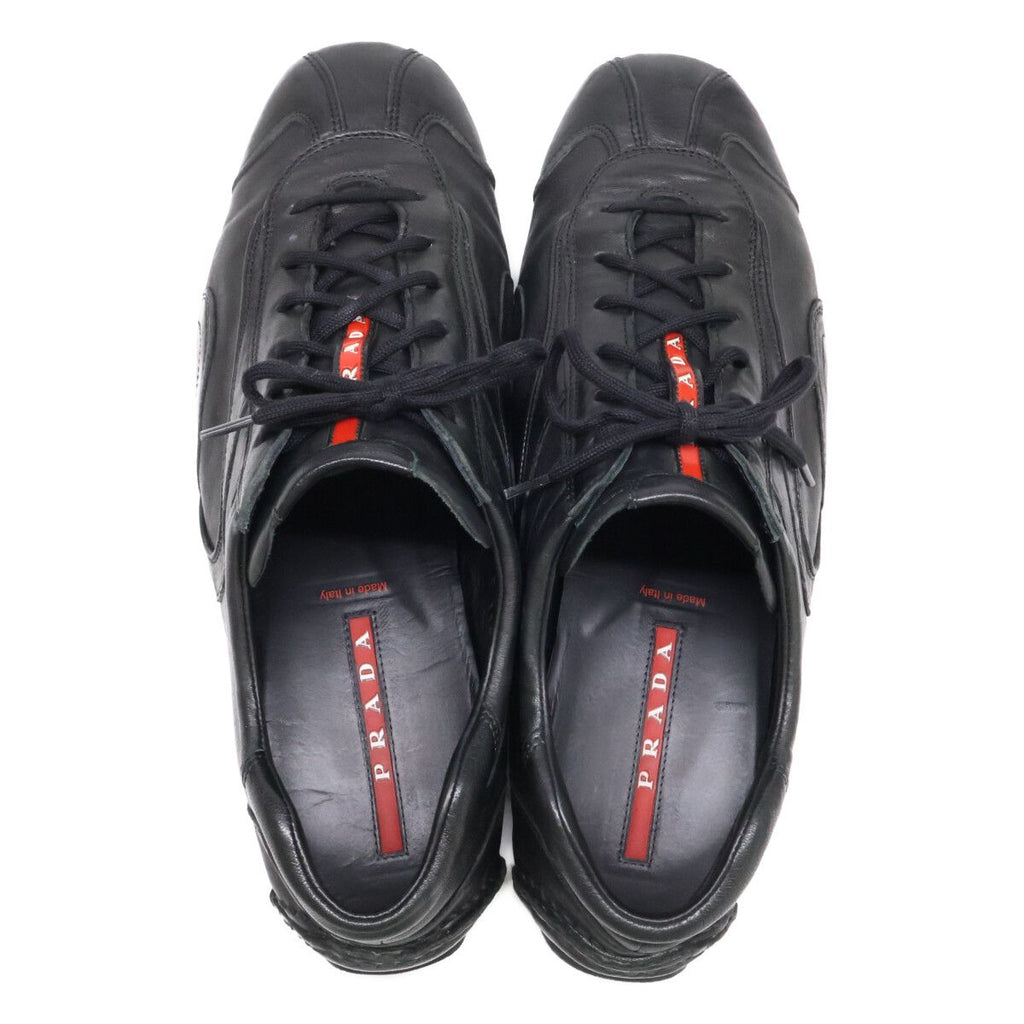 Prada Sports Montecarlo Leather Low Cut Sneakers 10 — view 5