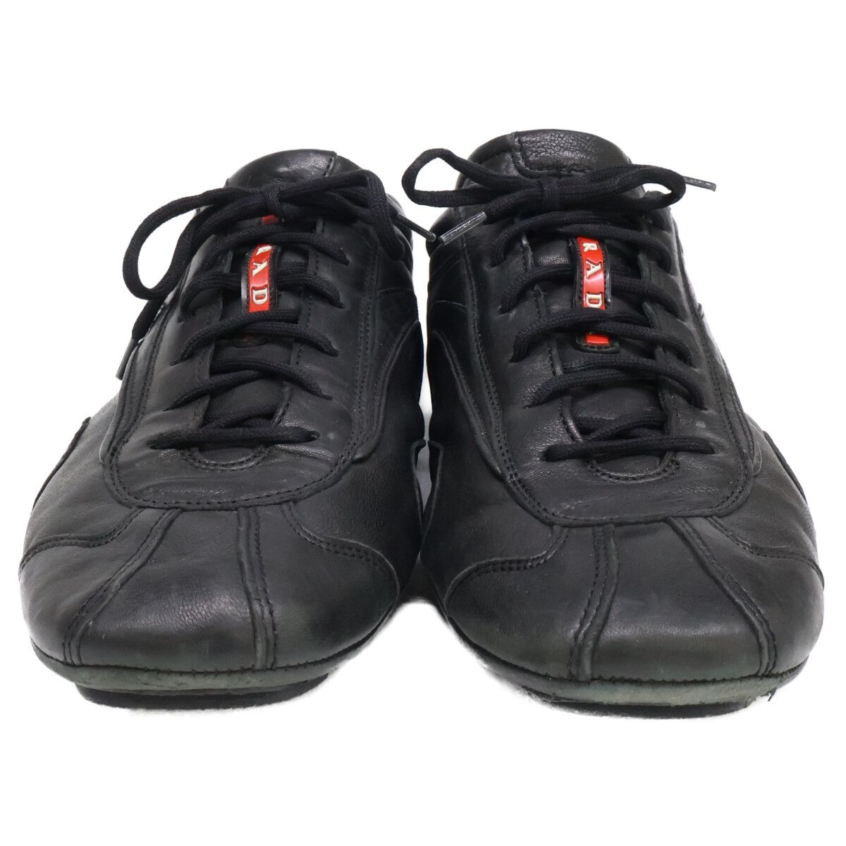 Prada Sports Montecarlo Leather Low Cut Sneakers 10 — view 2