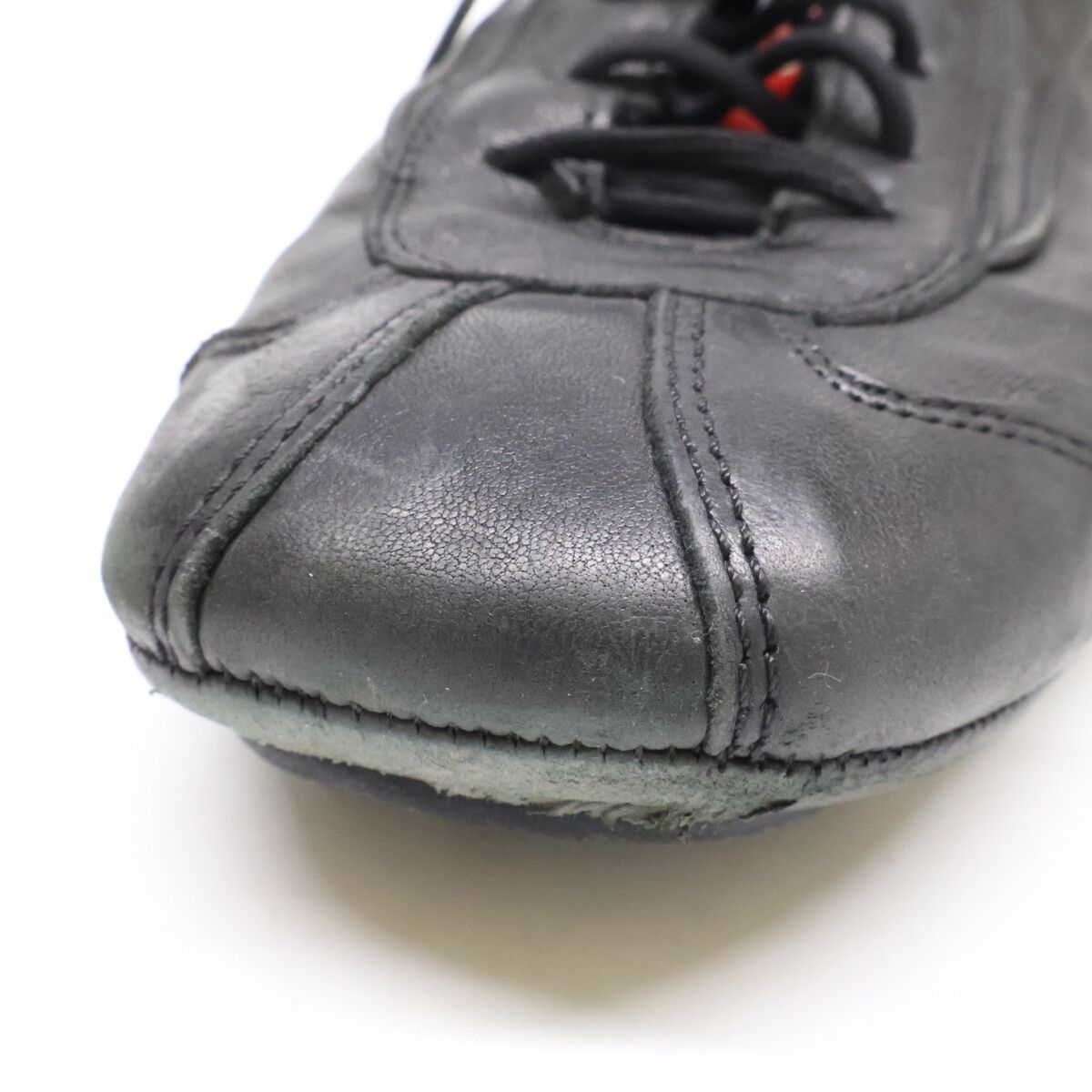 Prada Sports Montecarlo Leather Low Cut Sneakers 10 — view 9