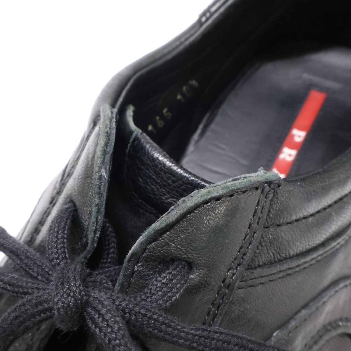 Prada Sports Montecarlo Leather Low Cut Sneakers 10 — view 8