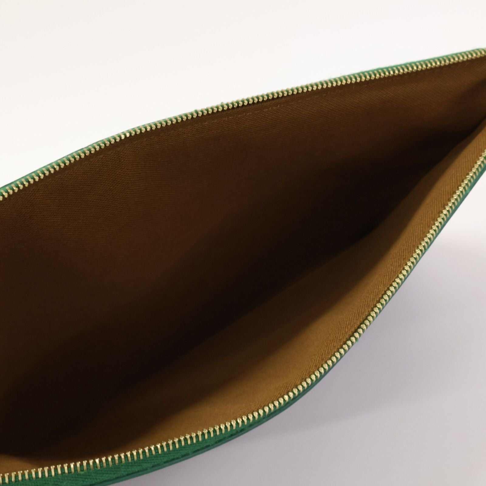 Celine Triomphe Logo Print Clutch — view 7
