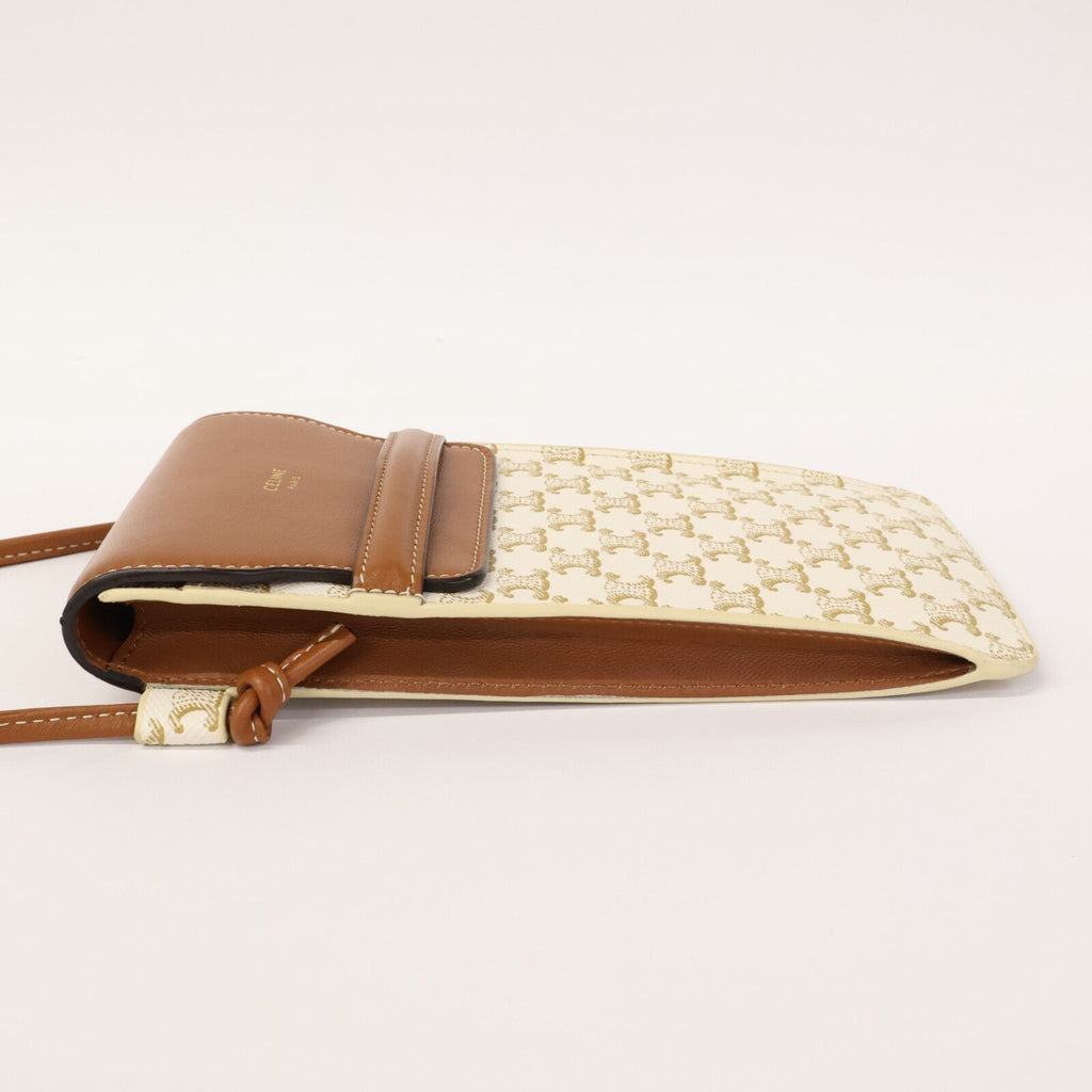Celine Triomphe Pouch Brown — view 5