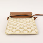 Celine Triomphe Pouch Brown — view 4