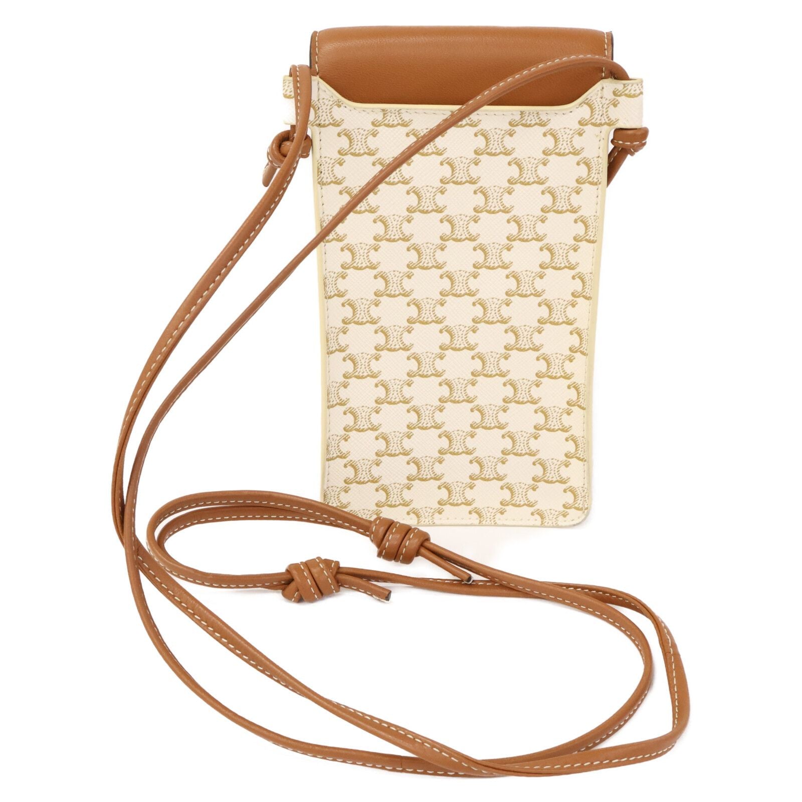 Celine Triomphe Pouch Brown — view 2