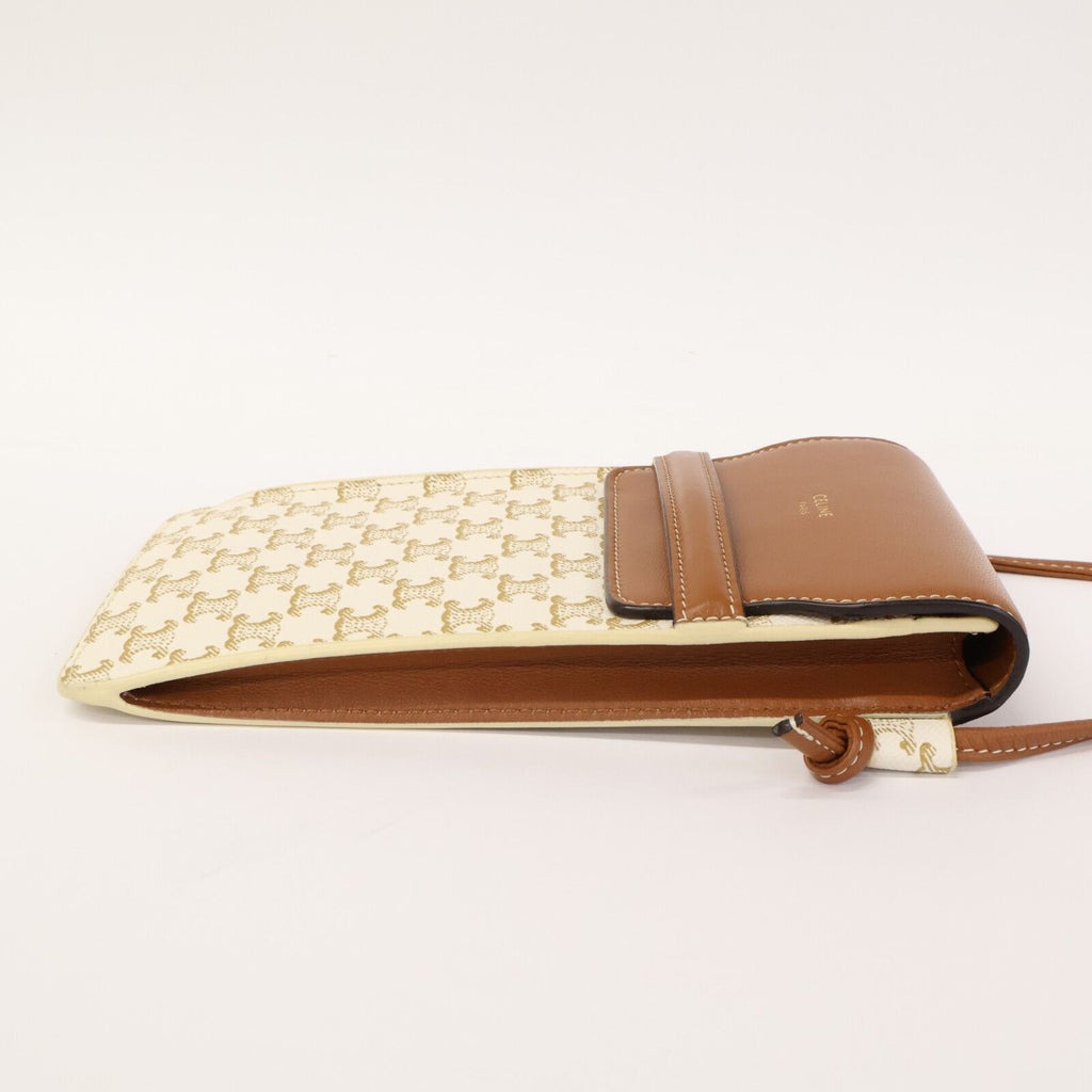 Celine Triomphe Pouch Brown — view 3