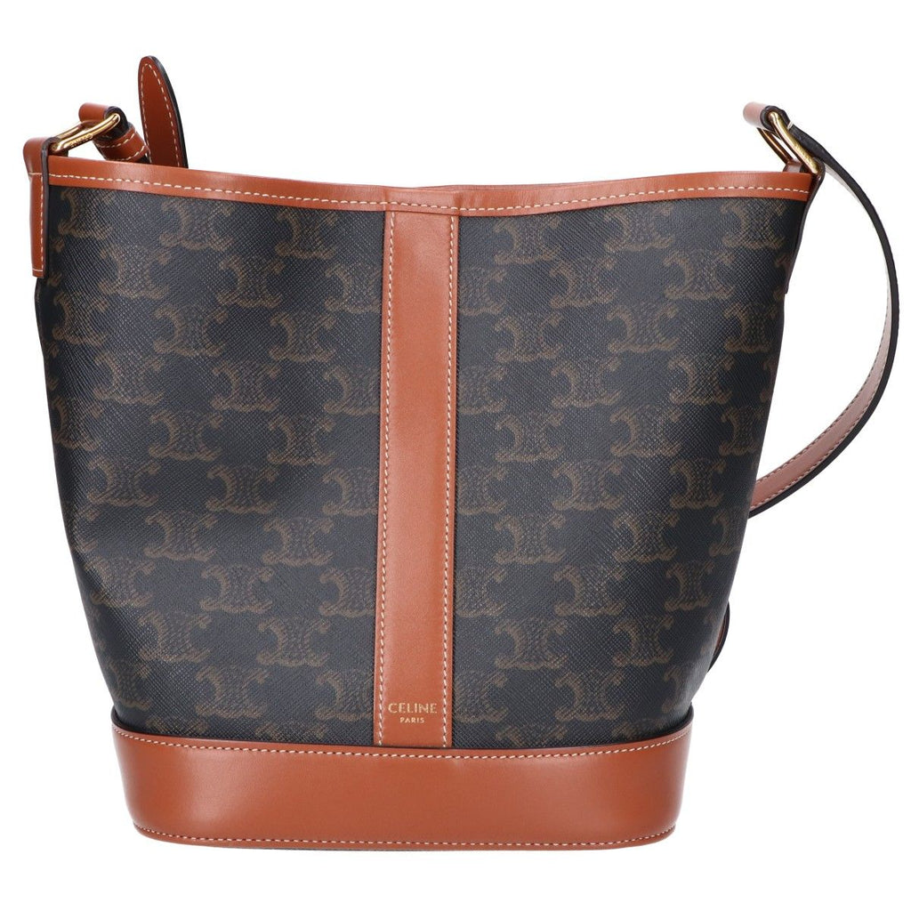Celine Made Triomphe le Bucket Calfskin Shoulder