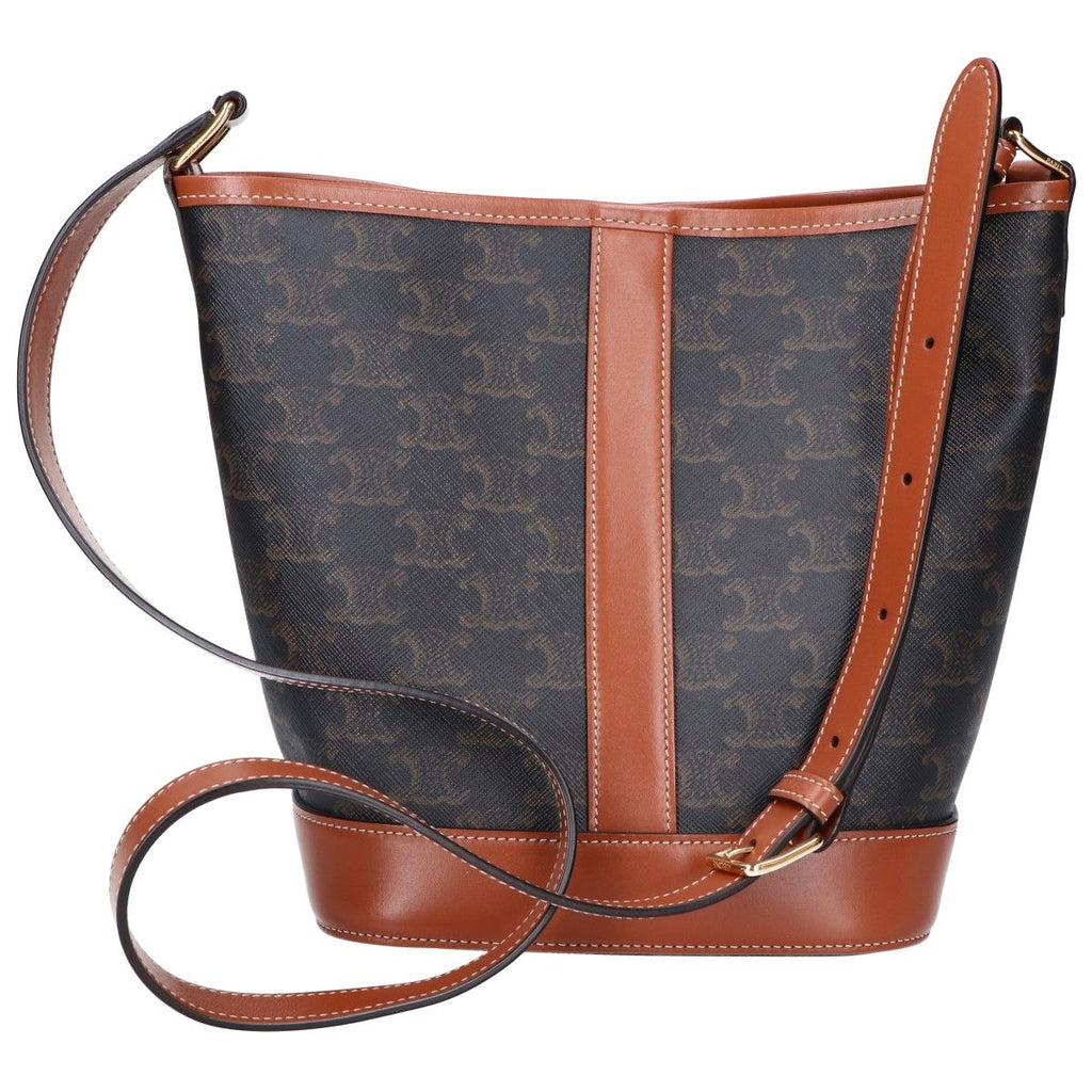 Celine Made Triomphe le Bucket Calfskin Shoulder — view 3