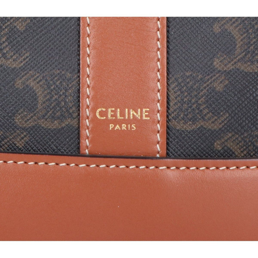 Celine Made Triomphe le Bucket Calfskin Shoulder — view 7