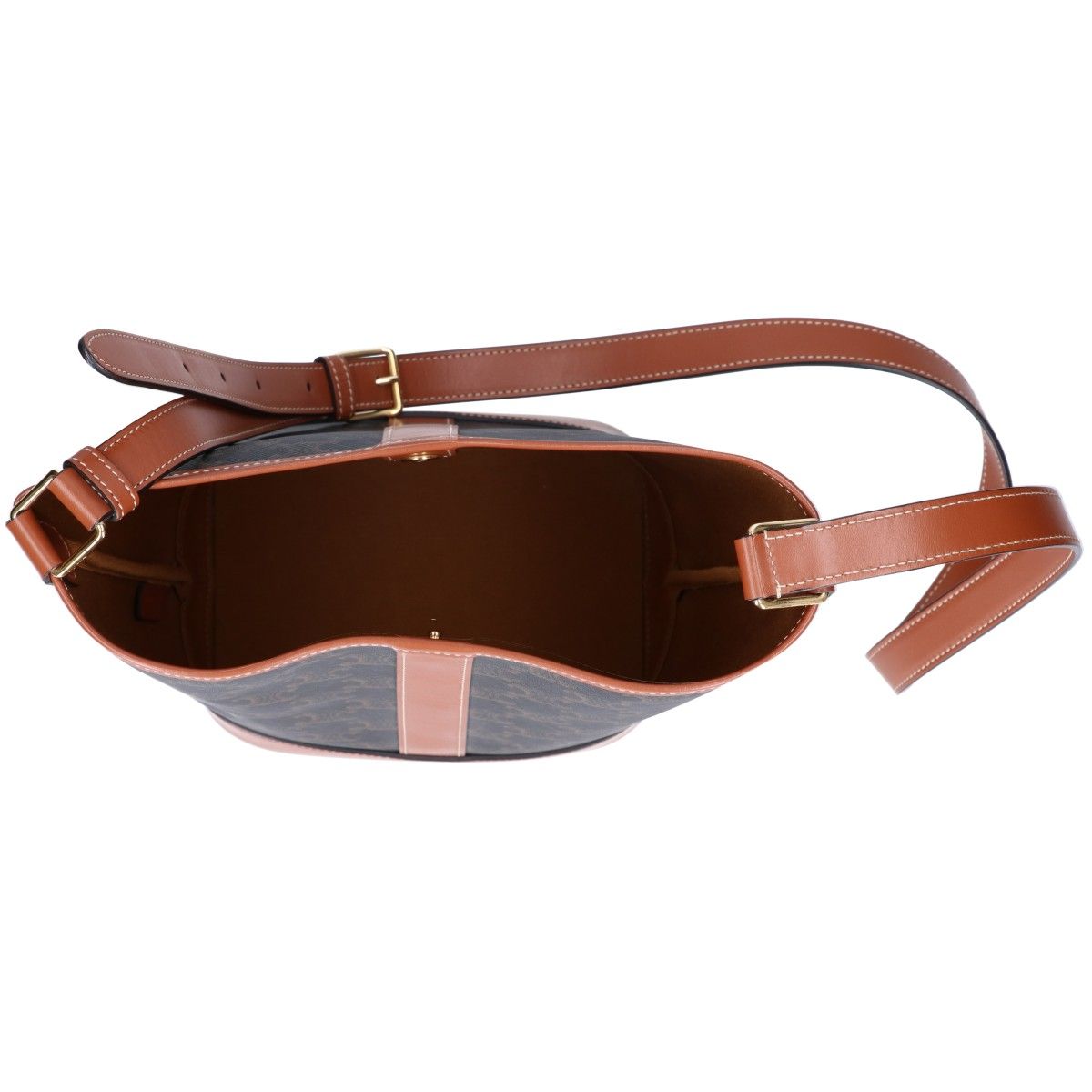 Celine Made Triomphe le Bucket Calfskin Shoulder — view 6
