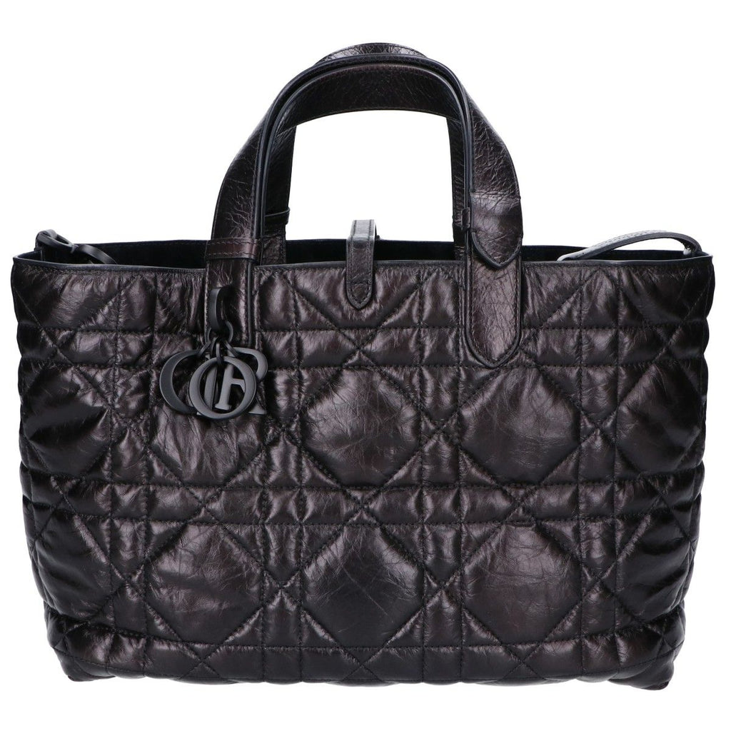 Dior Black Cannage Calfskin Toujours — view 3