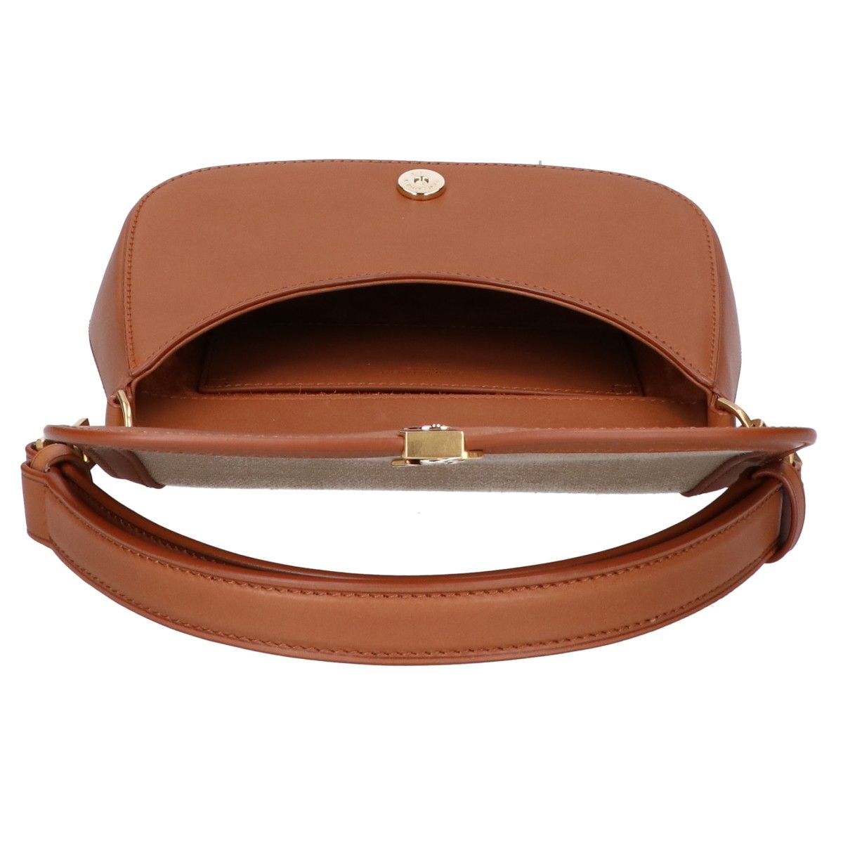 Saint Laurent Paris Sanro Lampari Beige Brown Canvas Metal Cassandralogo — view 6