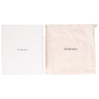 Saint Laurent Paris Sanro Lampari Beige Brown Canvas Metal Cassandralogo — view 8