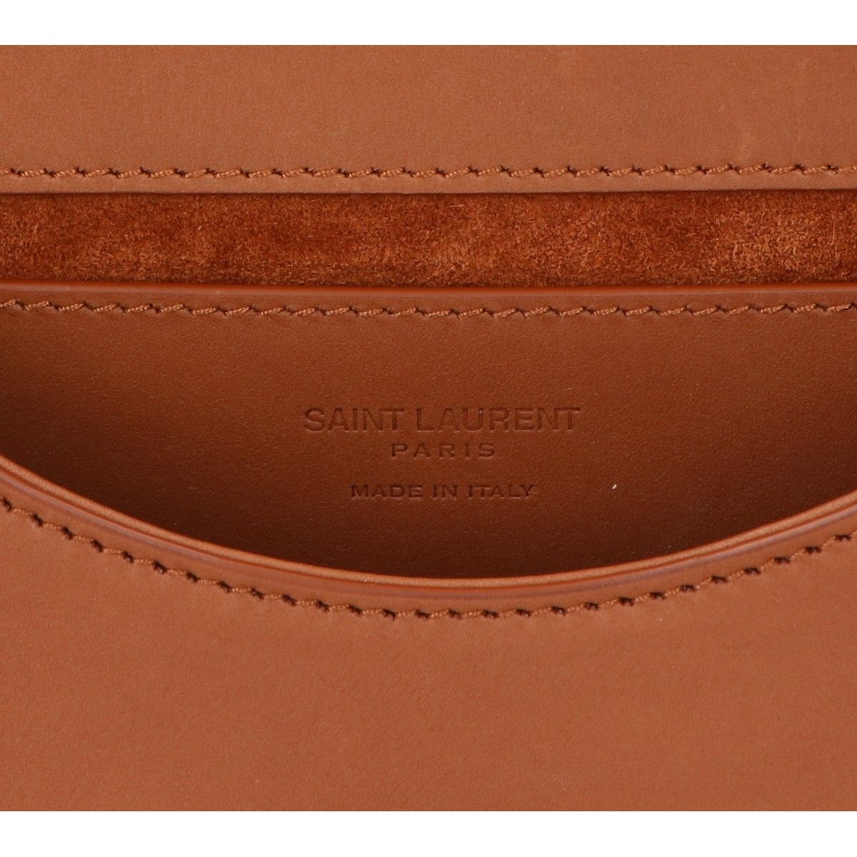 Saint Laurent Paris Sanro Lampari Beige Brown Canvas Metal Cassandralogo — view 7