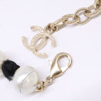 Chanel Pearl CC Logo Bracelet — view 6