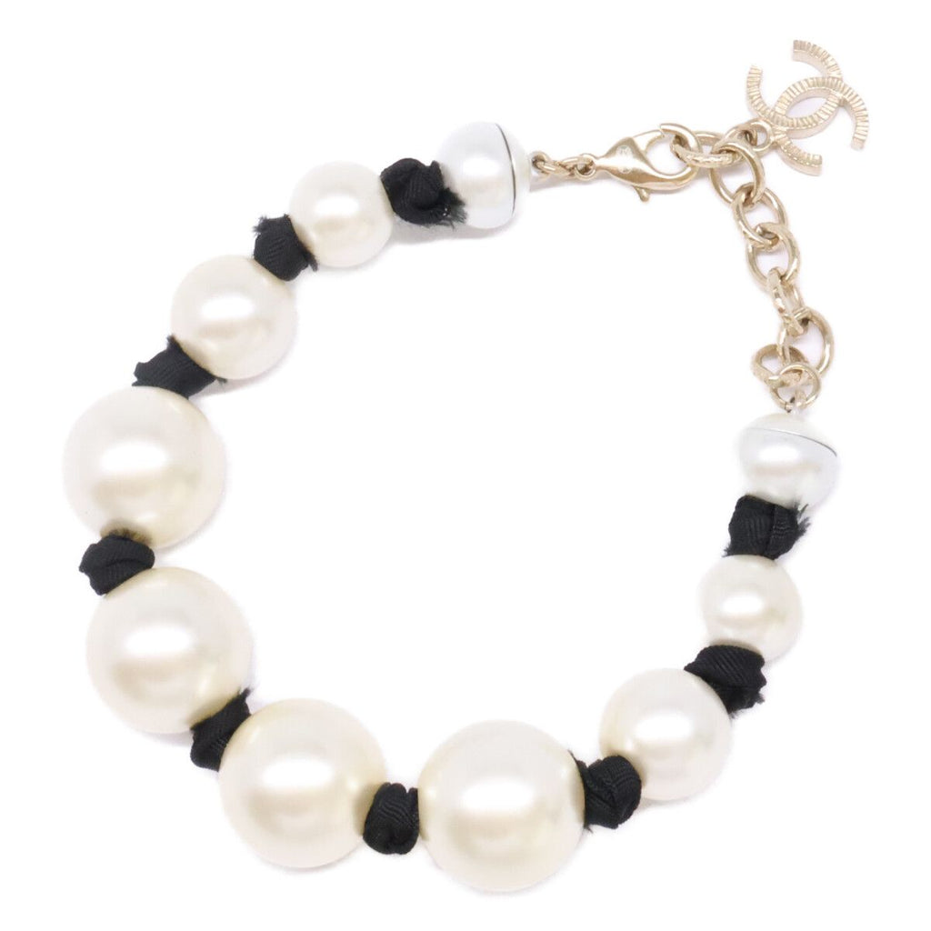 Chanel Pearl CC Logo Bracelet — view 2