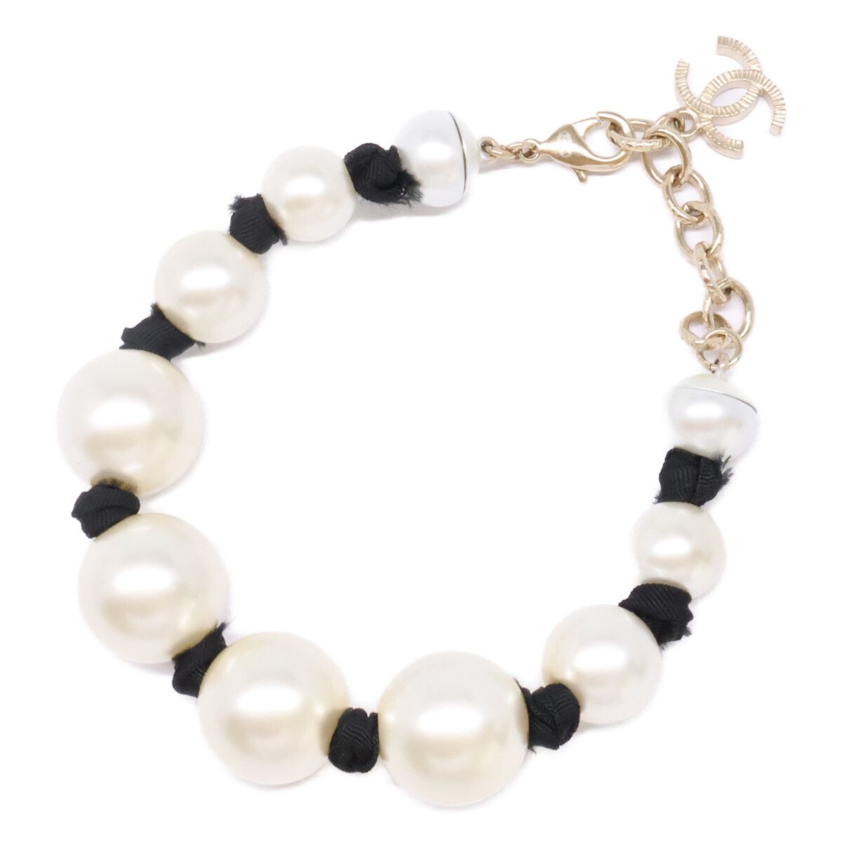 Chanel Pearl CC Logo Bracelet — view 2