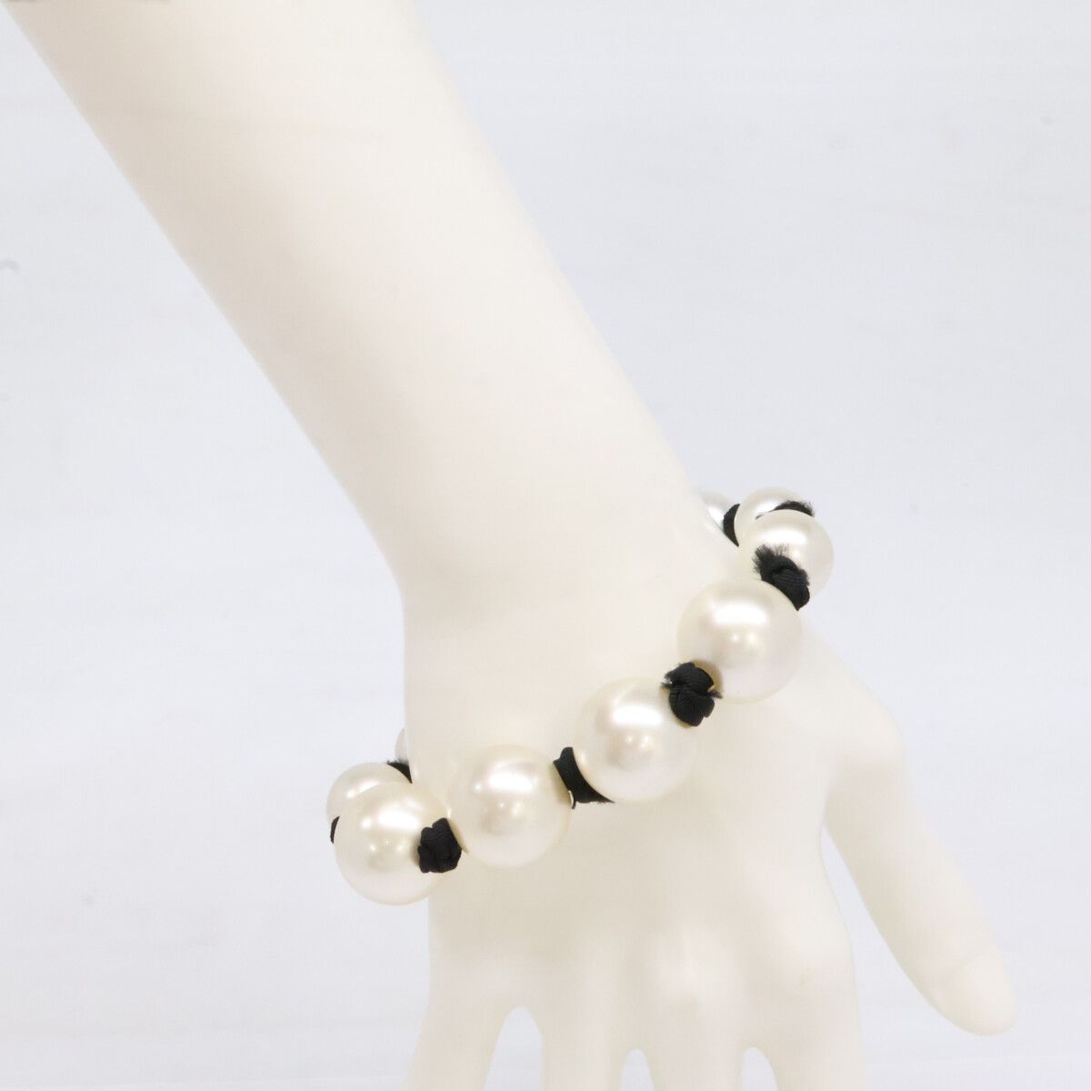 Chanel Pearl CC Logo Bracelet — view 8