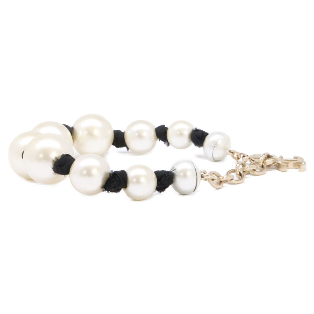 Chanel Pearl CC Logo Bracelet — view 4