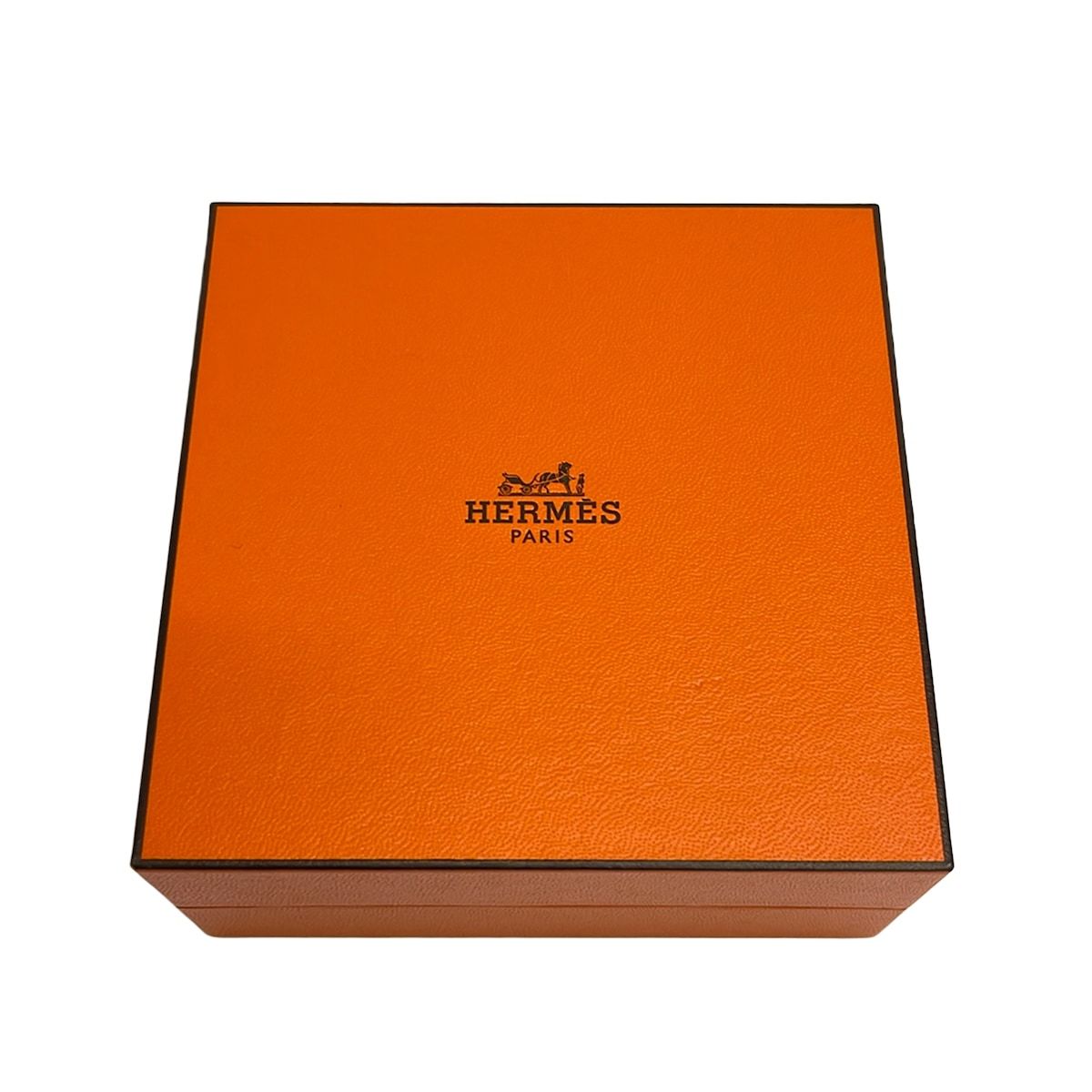 Hermes Necklace Cage de Ash Silver Orange — view 5