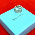 Tiffany & Co Vintage Atlas Wide Ring 925 Sterling Silver