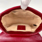Gucci GG Marmont 2-Way Chain Shoulder Bag Double Canvas Red Beige — view 8