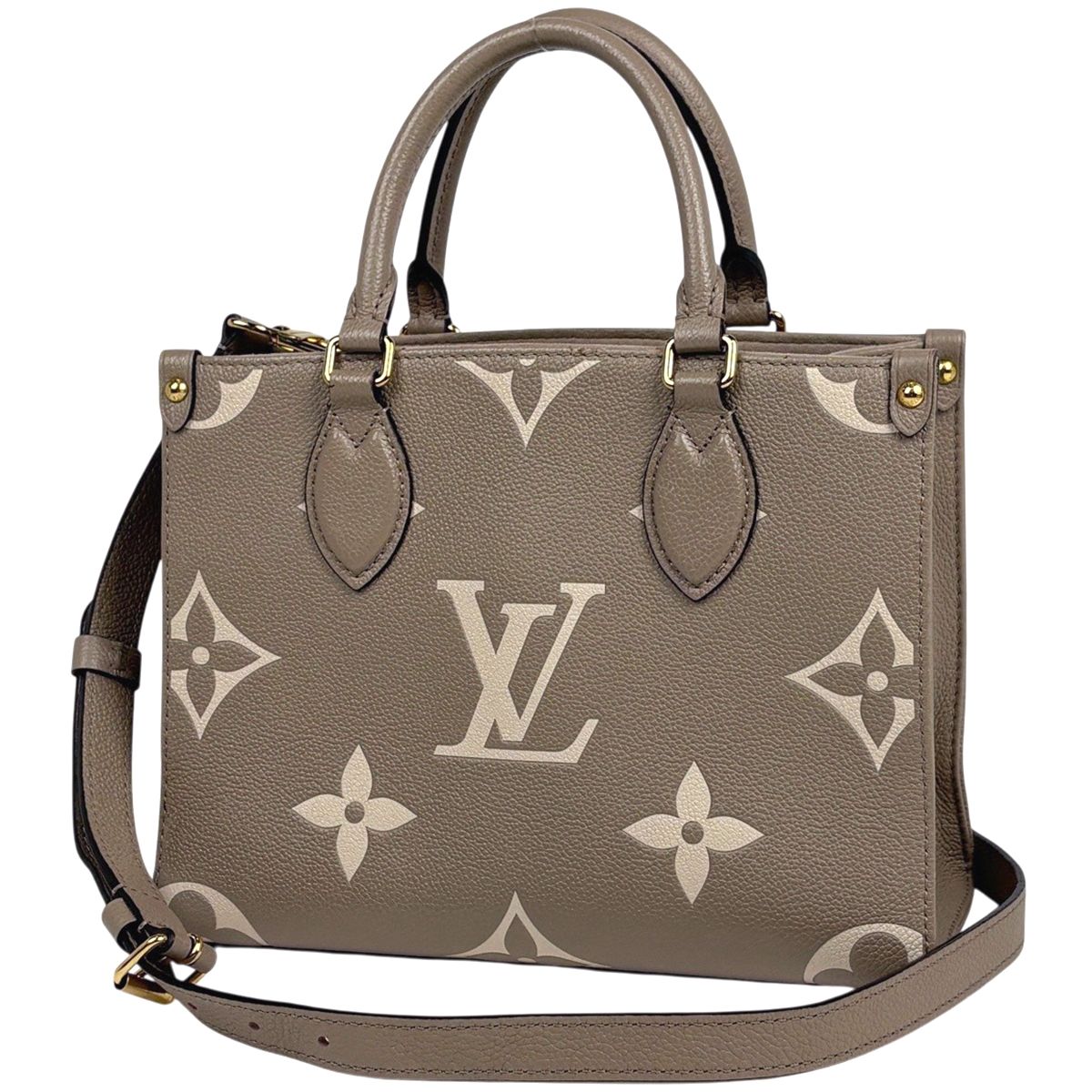 Louis Vuitton On The Go PM 2-Way Shoulder Bag Monogram Giant Bicolor Empreinte