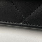 Chanel Cambon Line Chain Shoulder Bag Wallet Leather Black — view 4
