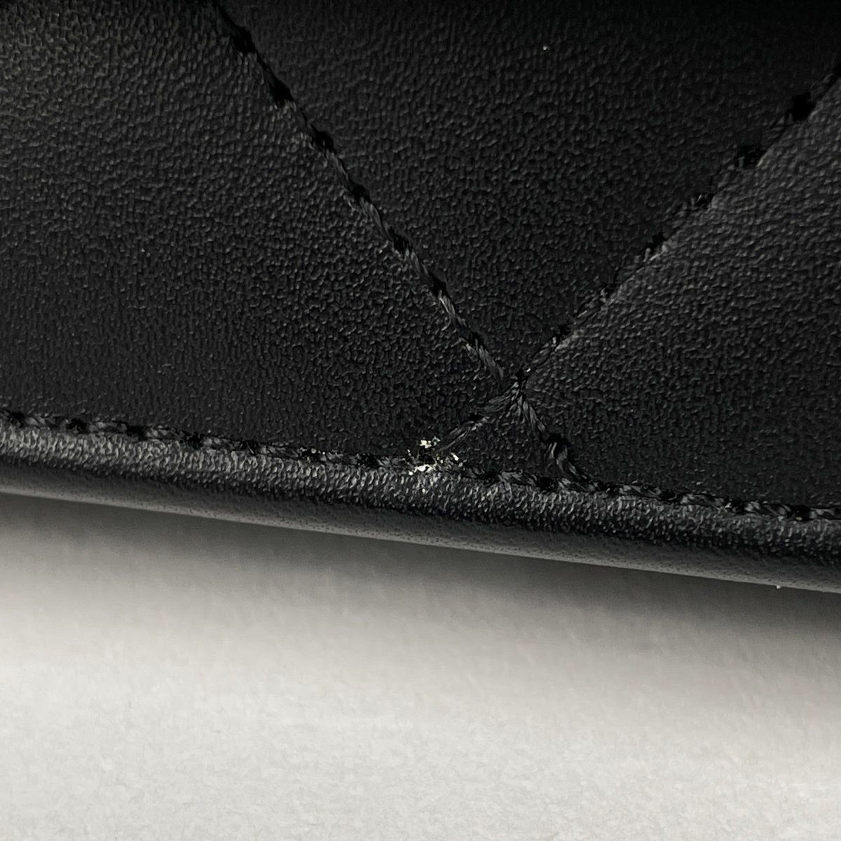 Chanel Cambon Line Chain Shoulder Bag Wallet Leather Black — view 4