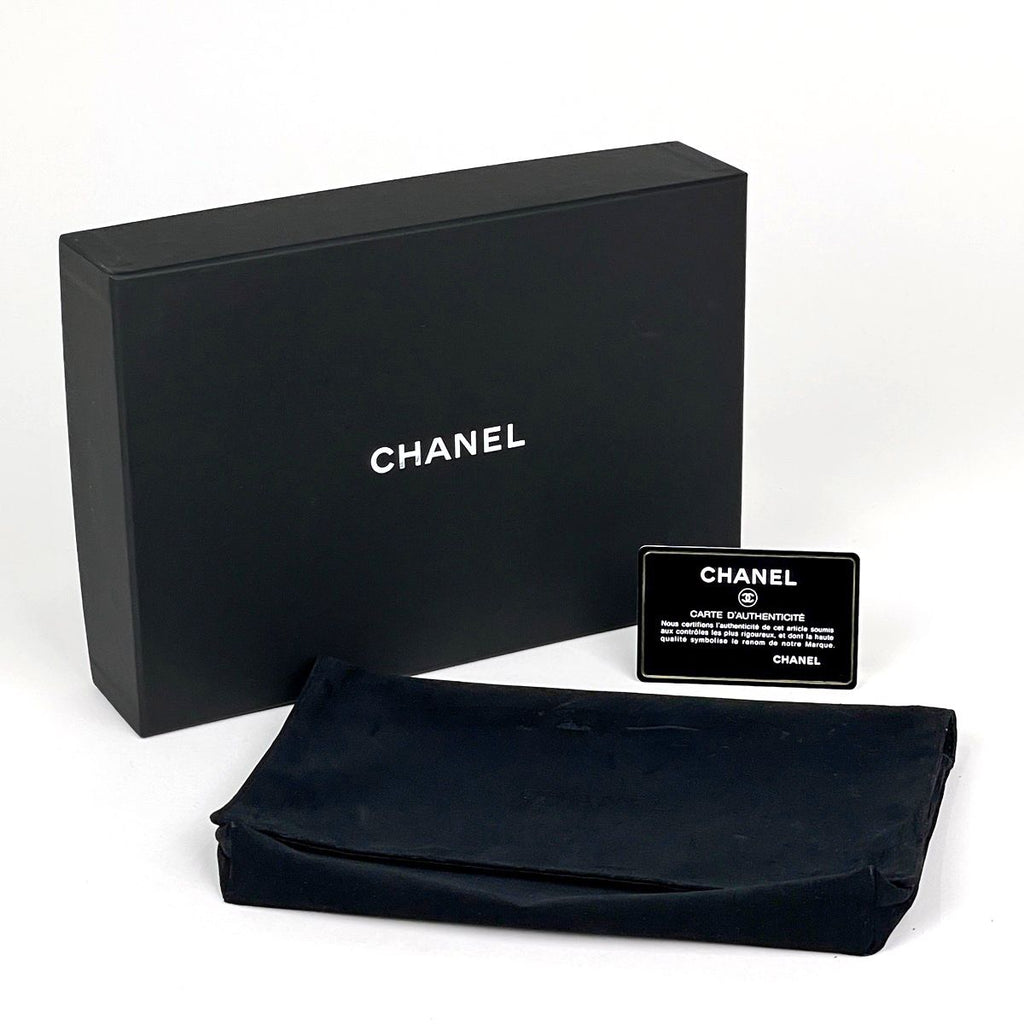 Chanel Cambon Line Chain Shoulder Bag Wallet Leather Black — view 8
