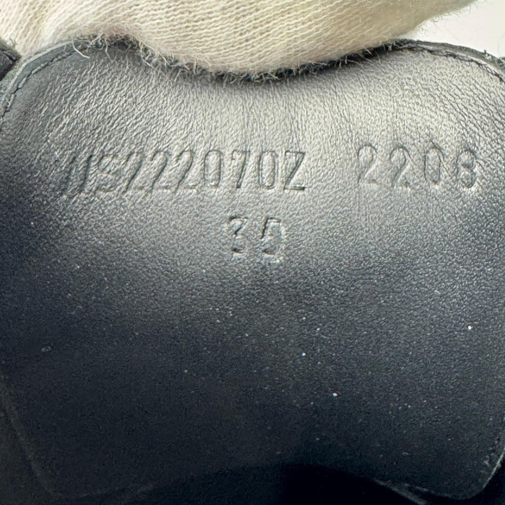 Hermes Funk Kelly Boots 35 Leather Black — view 9