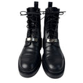 Hermes Funk Kelly Boots 35 Leather Black