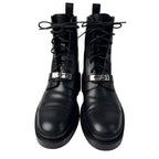 Hermes Funk Kelly Boots 35 Leather Black