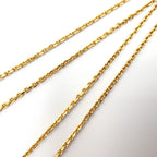 Louis Vuitton LV Flower Glam Metal Gold Necklace — view 7