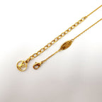 Louis Vuitton LV Flower Glam Metal Gold Necklace — view 6