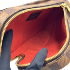 Louis Vuitton Damier Geronimos Leather Brown Belt Bag Gold — view 3
