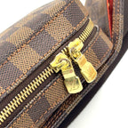 Louis Vuitton Damier Geronimos Leather Brown Belt Bag Gold — view 8