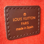 Louis Vuitton Damier Geronimos Leather Brown Belt Bag Gold — view 4