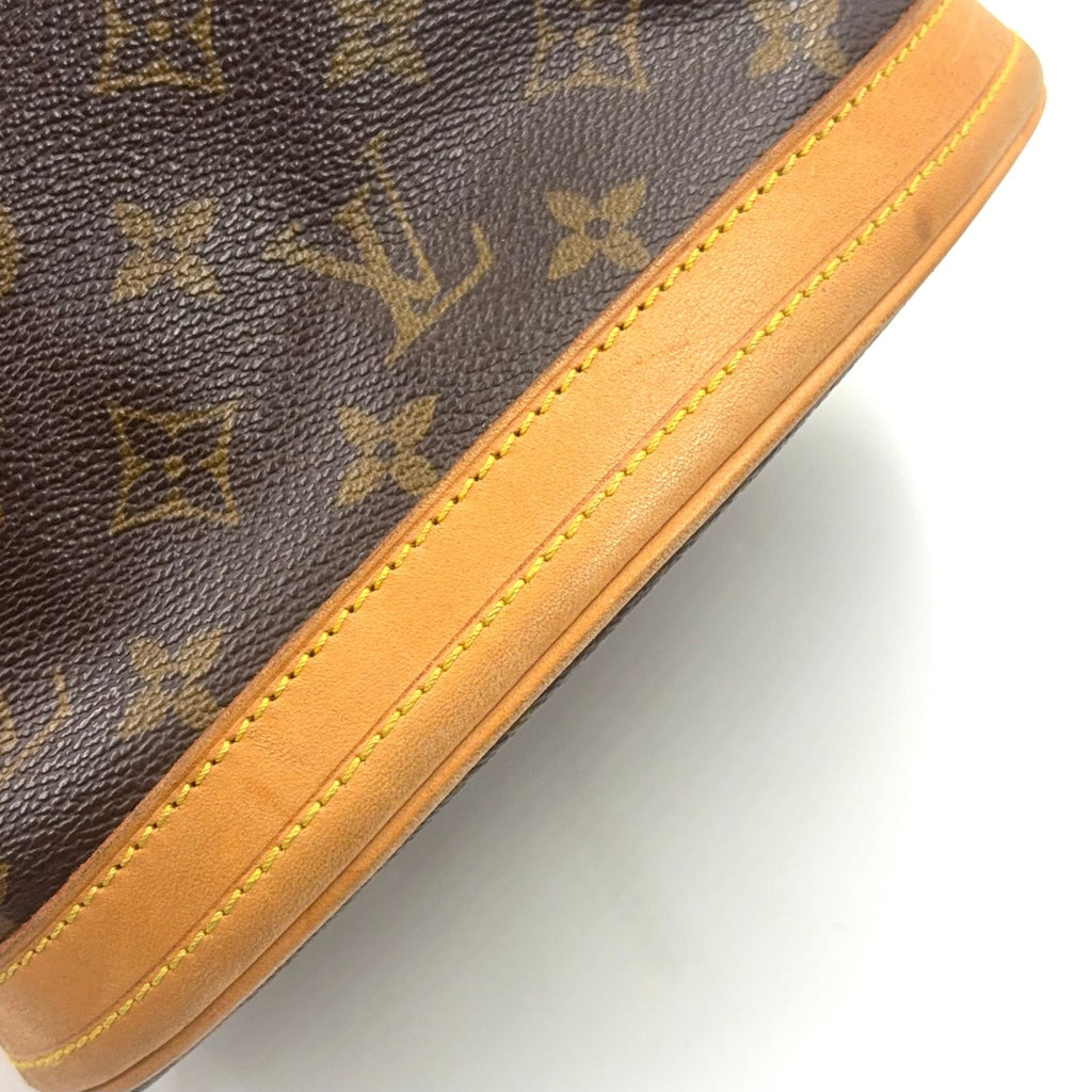 Louis Vuitton Bucket PM Monogram Leather Brown Shoulder Bag Gold — view 8