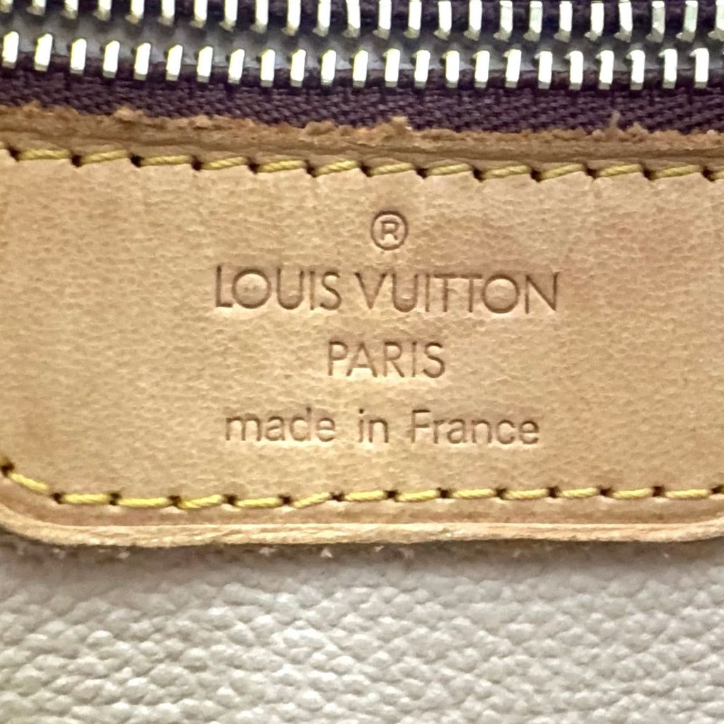 Louis Vuitton Bucket PM Monogram Leather Brown Shoulder Bag Gold — view 4