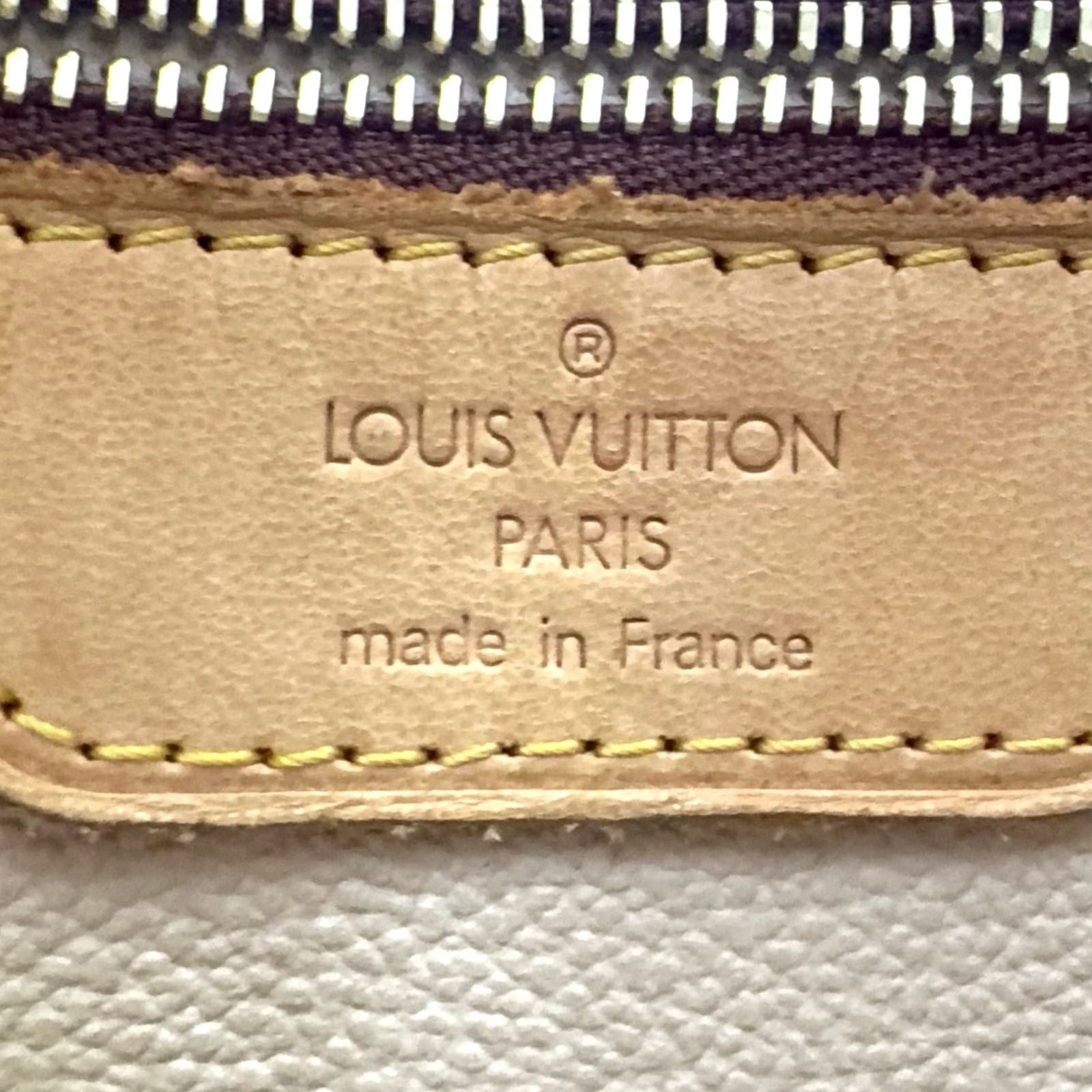 Louis Vuitton Bucket PM Monogram Leather Brown Shoulder Bag Gold — view 4