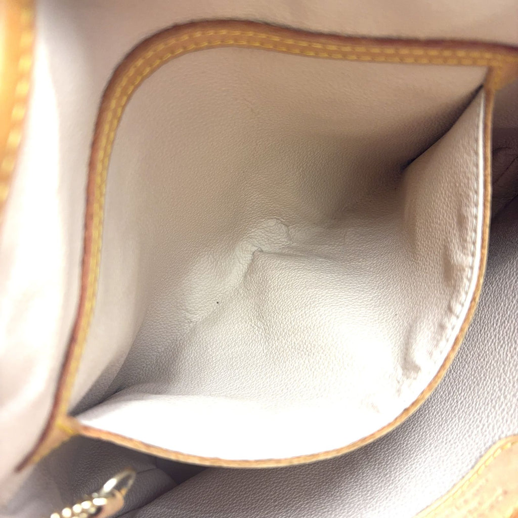 Louis Vuitton Bucket PM Monogram Leather Brown Shoulder Bag Gold — view 6