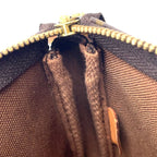 Louis Vuitton Pochette Monogram Leather Brown Light Handbag Gold — view 6