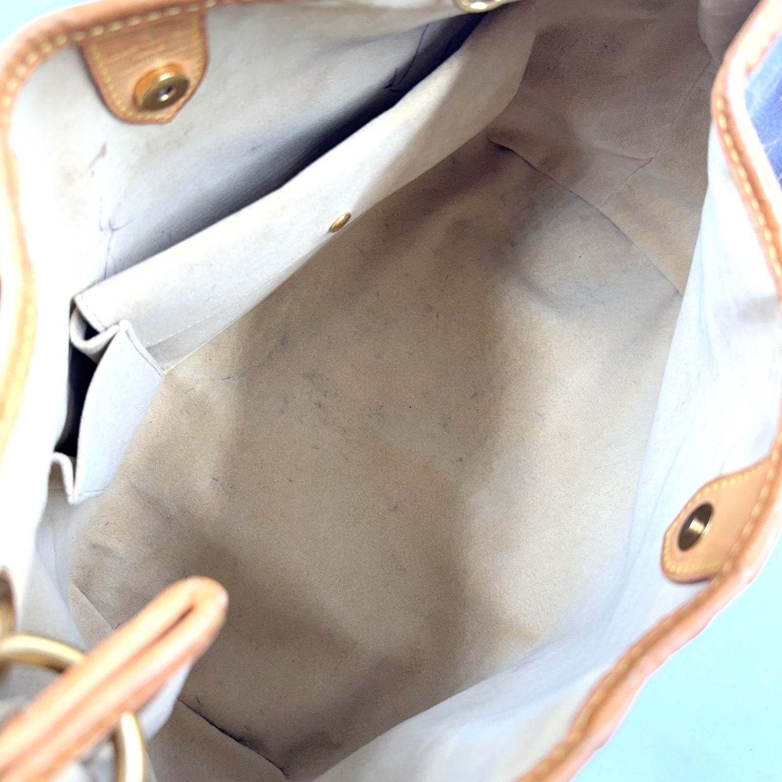 Louis Vuitton Galleria PM Monogram Leather Brown Light Shoulder Bag Gold — view 3