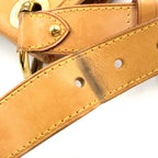 Louis Vuitton Galleria PM Monogram Leather Brown Light Shoulder Bag Gold — view 6