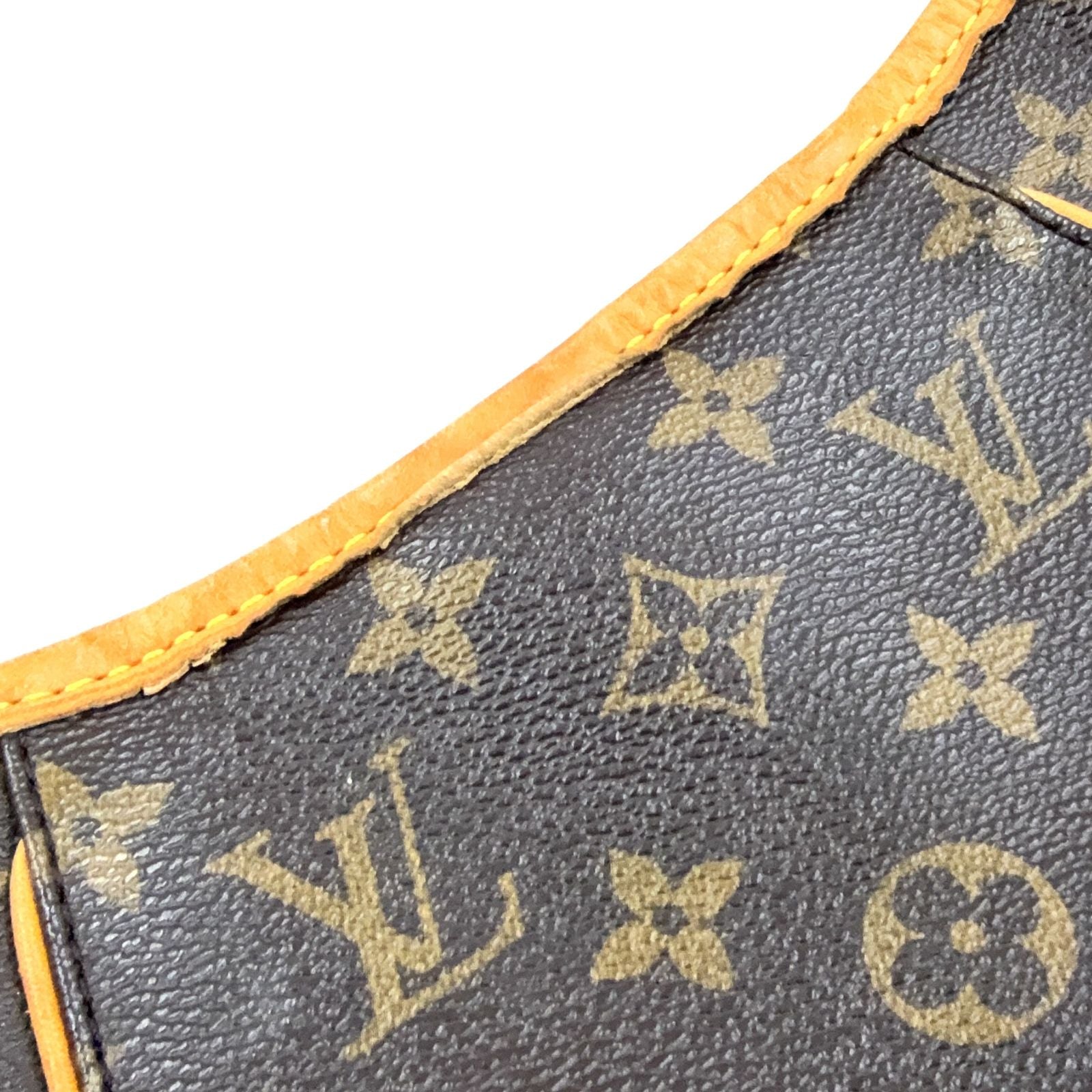 Louis Vuitton Galleria PM Monogram Leather Brown Light Shoulder Bag Gold — view 9
